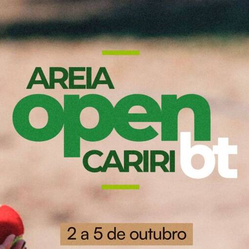 Portada del evento OPEN AREIA CARIRI BEACH TENNIS
