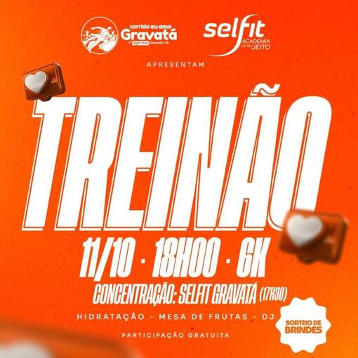 Copertura dell'evento TREINO - EU AMO GRAVAT