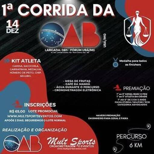 Event cover 1 Corrida da OAB Ub