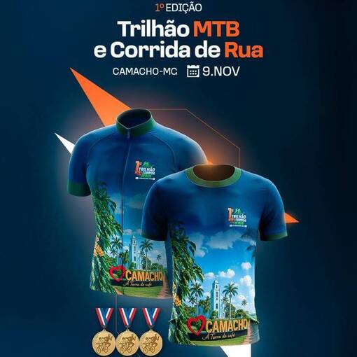 Event cover 1 TRILHO MTB E CORRIDA DE RUA DE CAMACHO