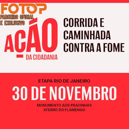 Portada del evento Corrida e caminhada contra a fome Etapa Rio de Janeiro