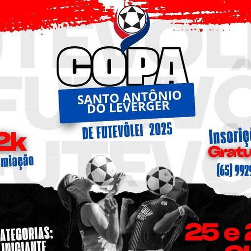 Event cover Copa Santo Antnio de Leverger de Futevlei 