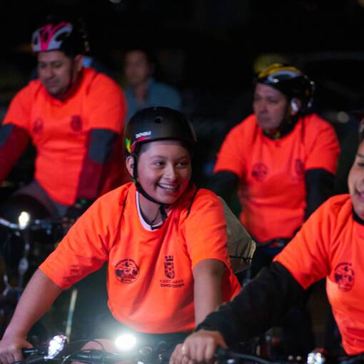 Event cover Cicletada  Nocturna  Puerto varas