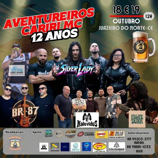Event cover Aventureiros Cariri - 12 anos
