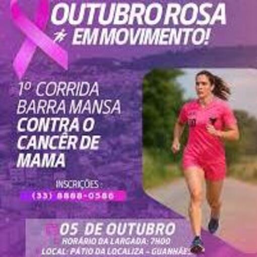 Event cover Corrida Barra Mansa Outubro Rosa 2025
