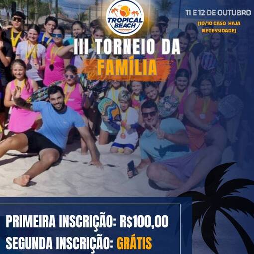 Event cover 3 torneio da familia de Beach Tennis Tropical Beach