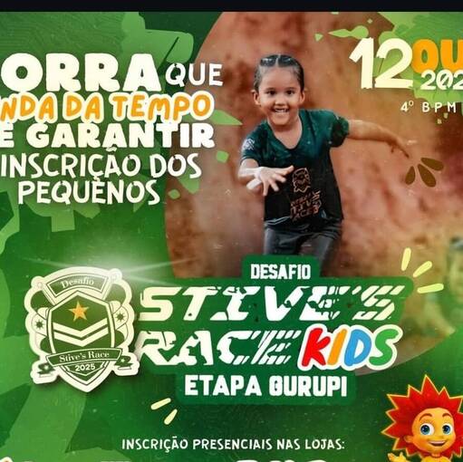 Event cover Desafio Stive's Race Kids - Gurupi 2025