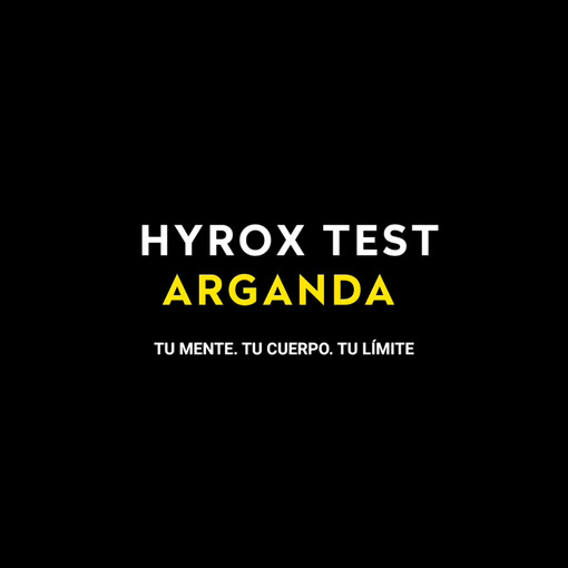 Capa do evento HYROX Test Arganda del Rey