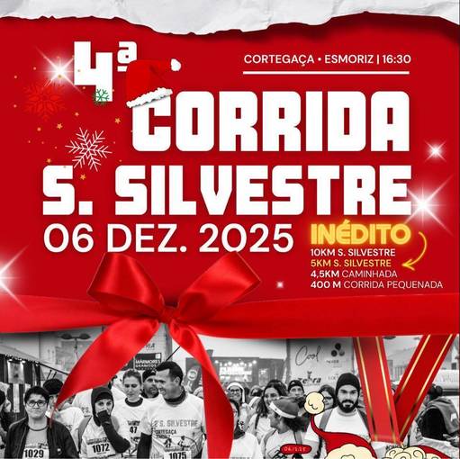 Capa do evento 4 Corrida de S. Silvestre de Cortegaa & Esmoriz