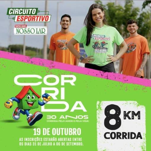 Event cover Corrida Nosso Lar 30Anos