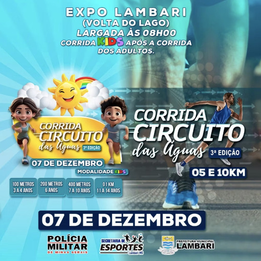 Event cover CORRIDA CIRCUITO DAS GUAS - 3 Edio
