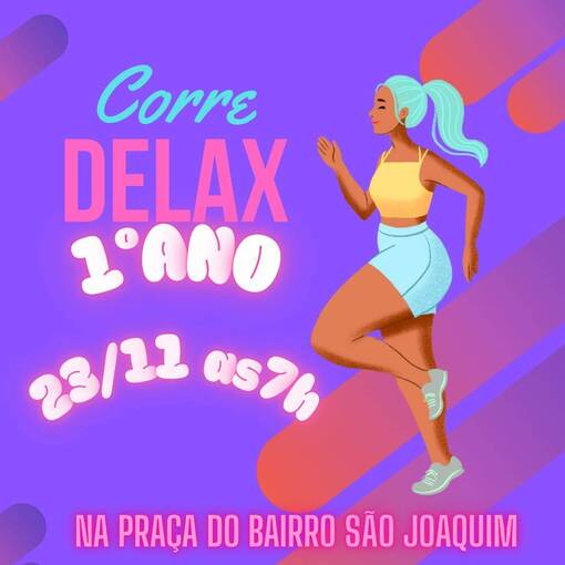 Event cover Treino aniversrio 1 ano de Corre Delax 