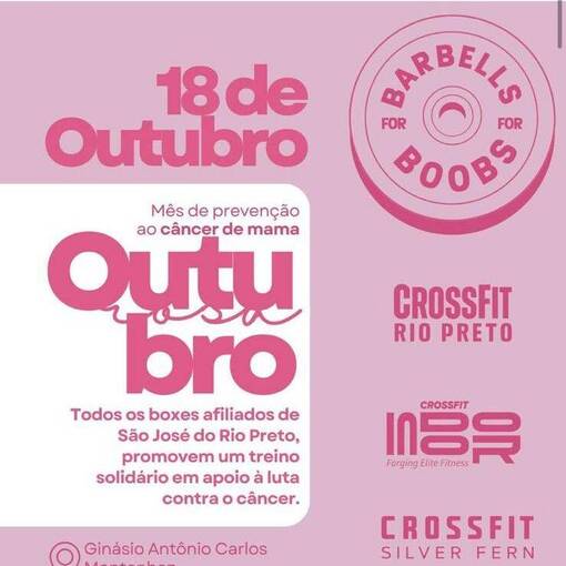 Event cover Barbells For Boobs 