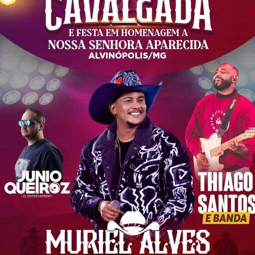 Event cover Muriel Alves em Alvinopolis-MG