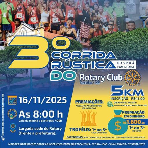 Couverture de l'vnement 3 Corrida Rotary Club Tocantins