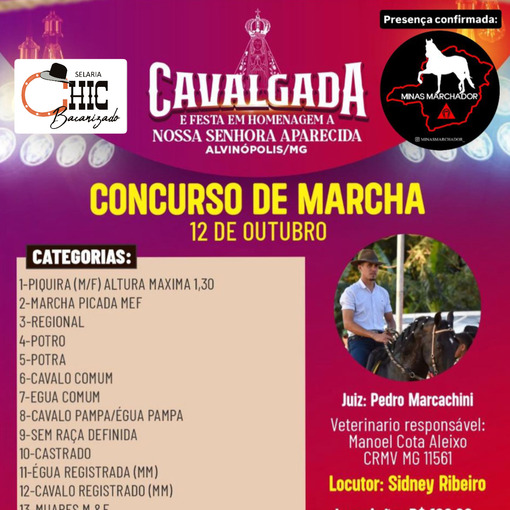 Event cover Concurso de Marcha de Alvinopolis-MG