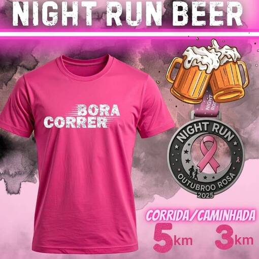 Event cover Night Run Beer - Outubro Rosa