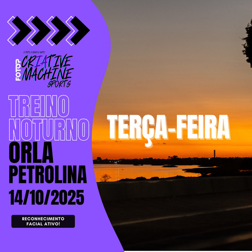 Event cover TREINO NOTURNO ORLA - TERA-FEIRA