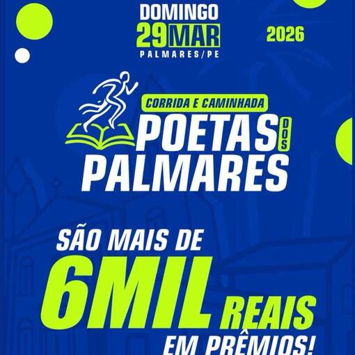 Event cover Corrida e Caminhada Poetas dos Palmares