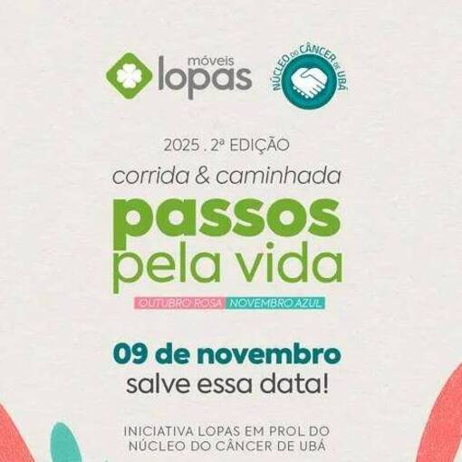 Couverture de l'vnement Corrida Passos Pela Vida Mveis Lopas 2025
