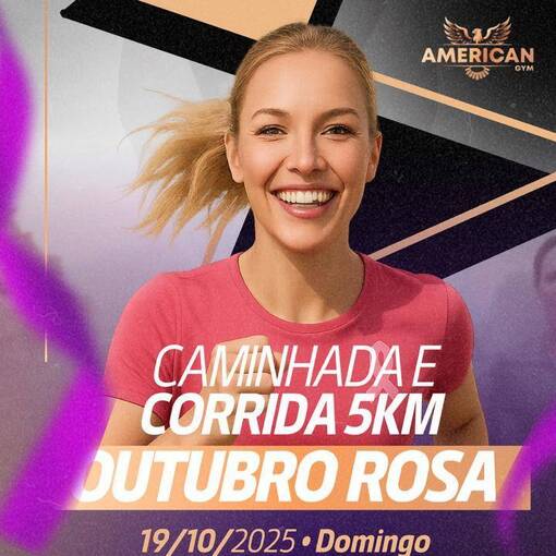 Event cover outubro Rosa American Gyn Caminhada e Corrida 
