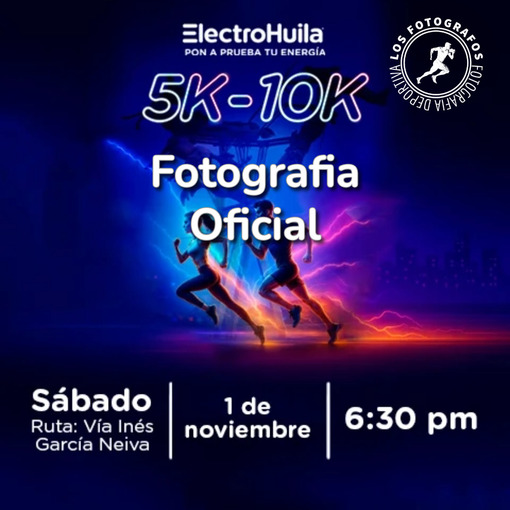 Event cover ElectroHuila Nocturna 5k 10k
