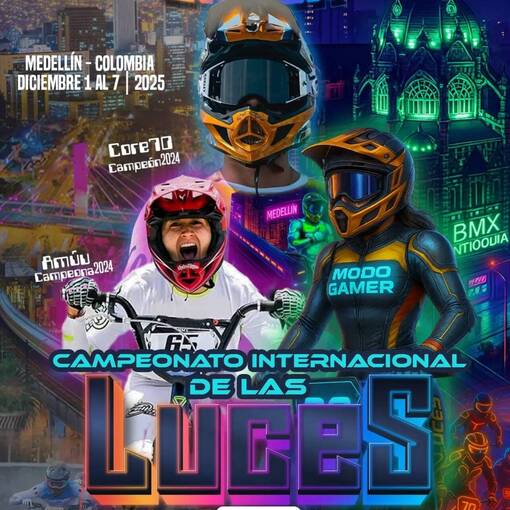 Event cover LUCES: MODO GAMER-SEMILLEROS Y MINI RIDERS