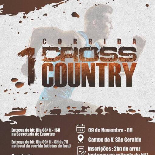 Capa do evento I Corrida Cross Country - So Manuel