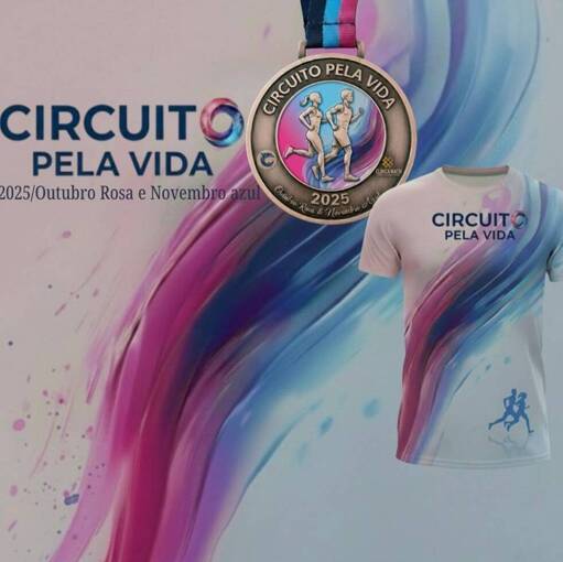 Capa do evento Circuito Pela Vida, Caminhada e Corrida Azul e Rosa