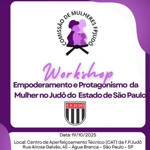 Event cover Workshop empoderamento feminino da Mulher no jud�