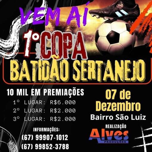 Copertura dell'evento 1� COPA BATID�O SERTANEJO