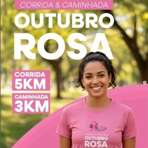 Capa do evento Corrida e Caminhada Outubro Rosa