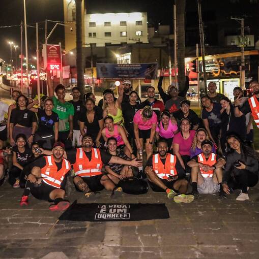 Copertura dell'evento Treino Corre Noturno - A Vida � um CORREEE