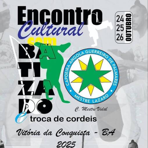 Event cover ENCONTRO CULTURA DE CAPOEIRA DO GRUPO ANGOLA GUERREIROS DO PALMARES