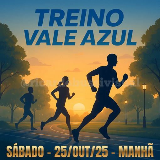 Event cover Treino Vale Azul - Manh Sbado