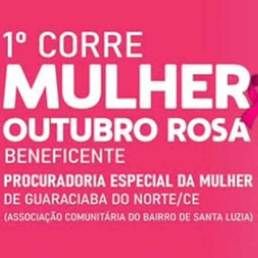 Event cover I Corre mulher outubro rosa + Corrida infantil