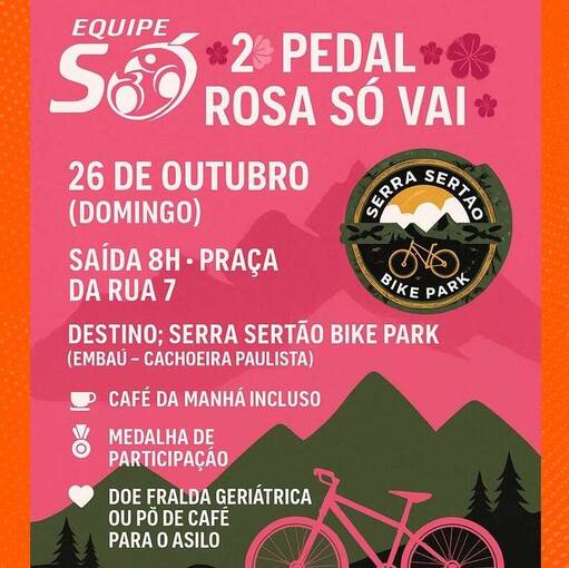 Capa do evento 2 PEDAL ROSA SO VAI 