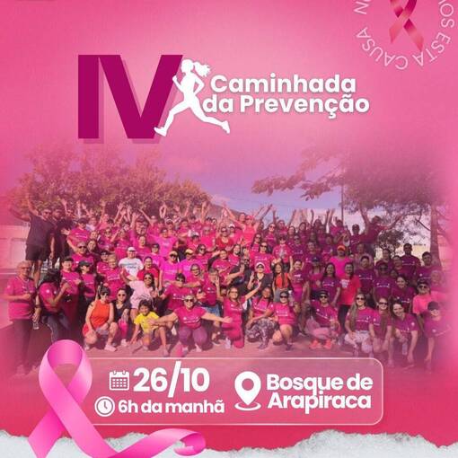 Capa do evento IV CAMINHADA DA PREVENO  2025