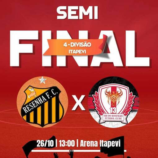 Campeonato Municipal da 4 Diviso de Itapevi 2025 I Resenha Petche X Treze do Rosemary no Fotop