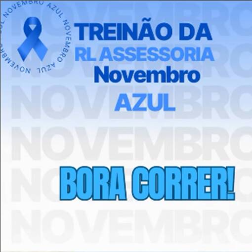 Event cover Treino da RL Assessoria Novembro Azul