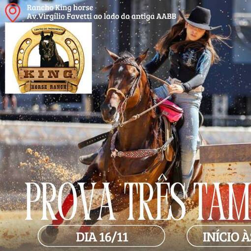 Event cover PROVA TRS TAMBORES - Rancho King Horse