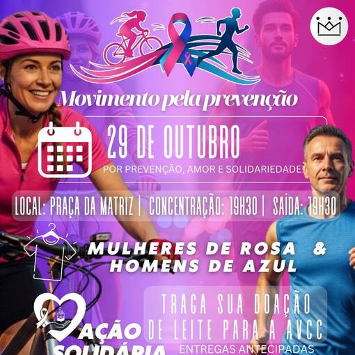 Copertura dell'evento MOVIMENTO PELA PREVENO OUTUBRO ROSA/ NOVEMBRO AZUL 