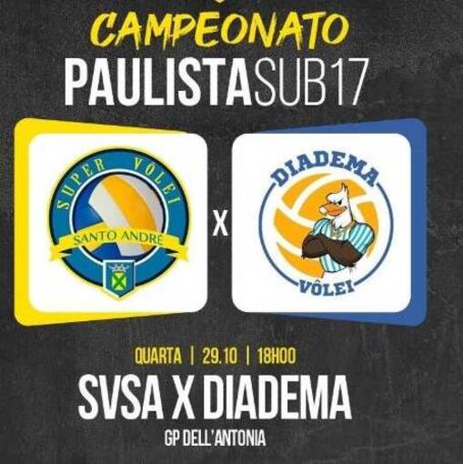 Copertura dell'evento SANTO ANDR SVSA X DIADEMA - VLEI SUB17 MASC