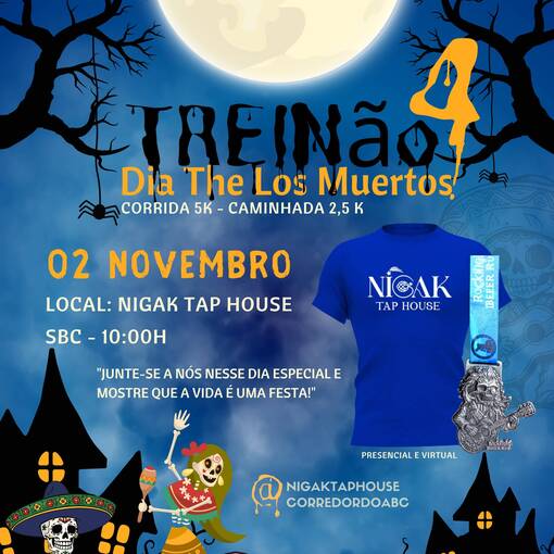 Event cover Treino Dia The Los Muertos
