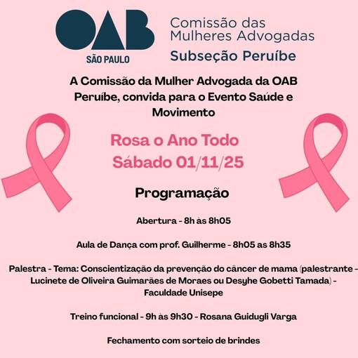 Event cover Rosa o Ano Todo
