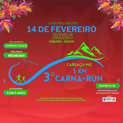 Capa do evento 3� Carna-Run