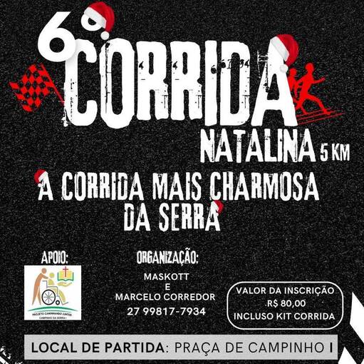 Event cover 6 CORRIDA NATALINA DE CAMPINHO 1