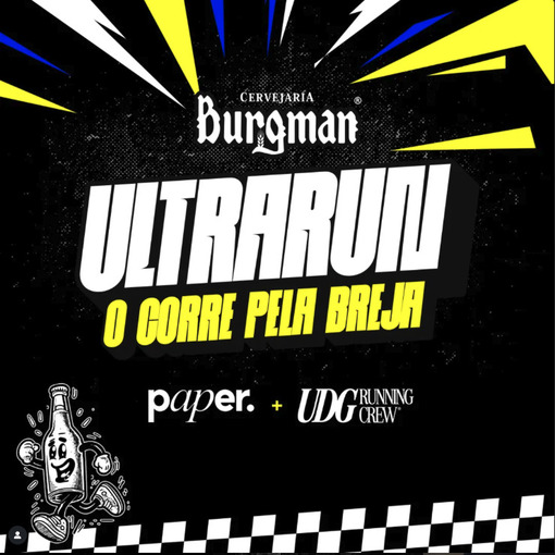 Capa do evento UltraRun - O Corre pela Breja (UDG Running Crew + Paper)