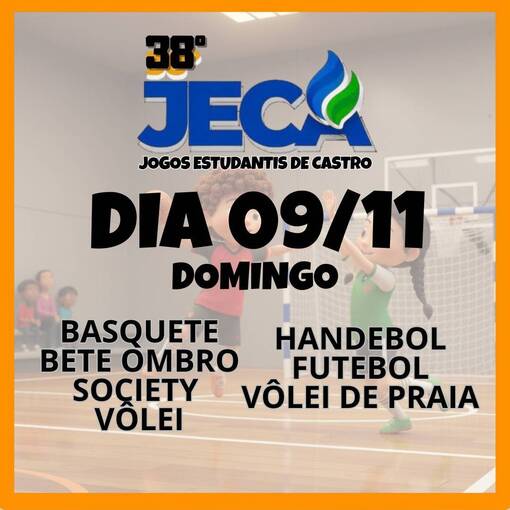 09/11 - JECA 2025 (Basquete, BeteOmbro, Handebol, Society, Futebol, Vlei, Volei de Praia) En Fotop