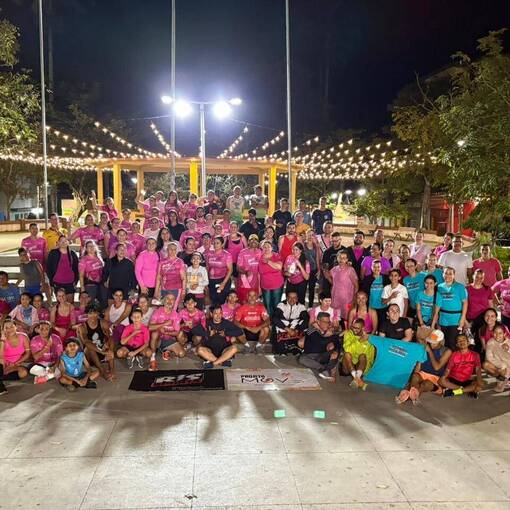 Event cover Treino Rs e Corrida do Caf - Outubro Rosa